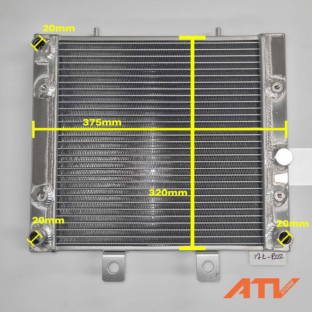 Kustom Hardware Polaris Hawkeye/Sportsman ATV Radiator at ATVstore