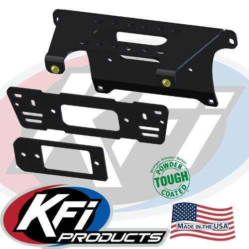 thumbnail interactive-video image 1 of KFI Winch Mount For Polaris Ranger Full-Size 570/900/1000 Models - American Made Winch Mounting Plate [101345] 1 of 13