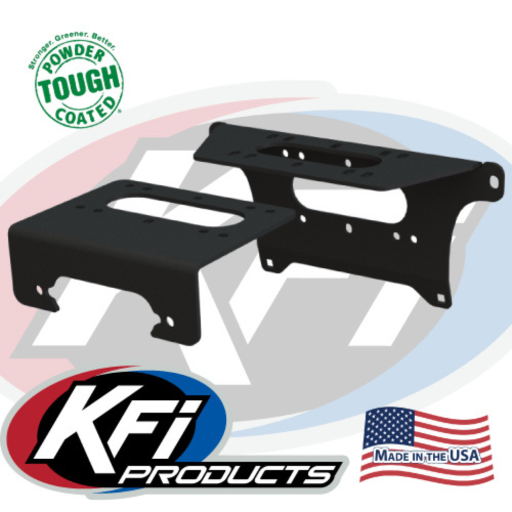 thumbnail image 2 of KFI Winch Mount For Polaris Ranger Full-Size 570/900/1000 Models - American Made Winch Mounting Plate [101345] 2 of 13