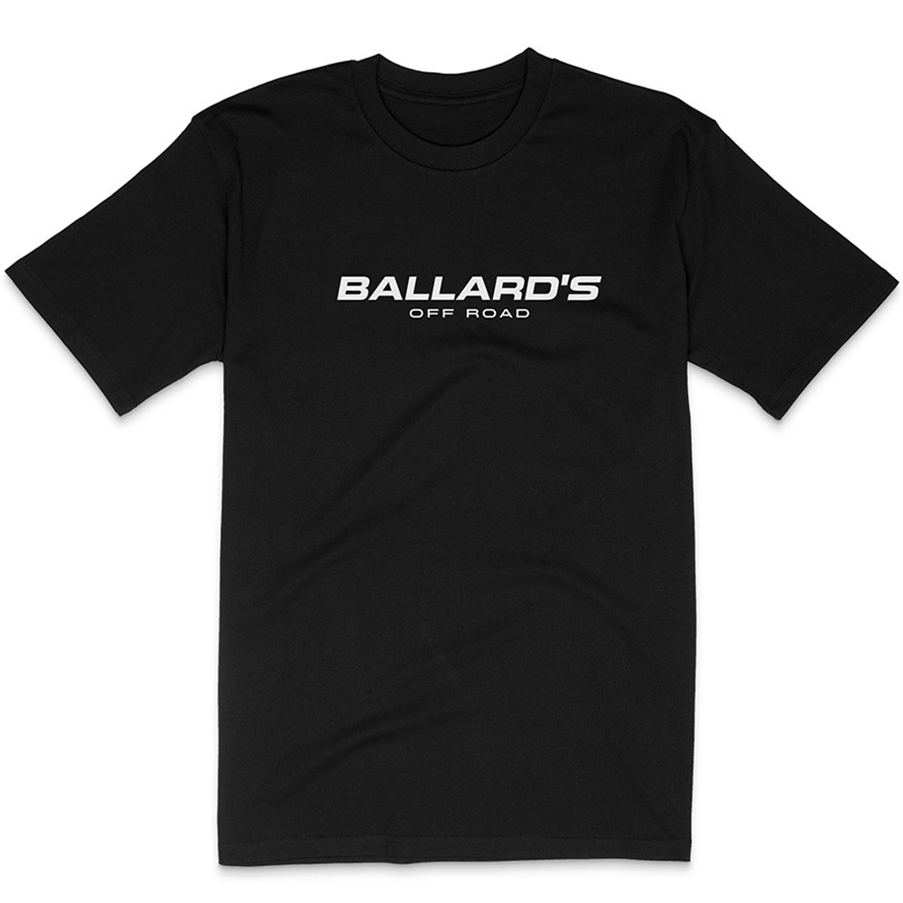 Ballards Logo Black/White Staple Tee at ATVstore