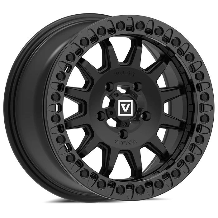 Valor V09 Beadlock CanAm Maverick R 15x7 6/139.7 Satin Black Wheel