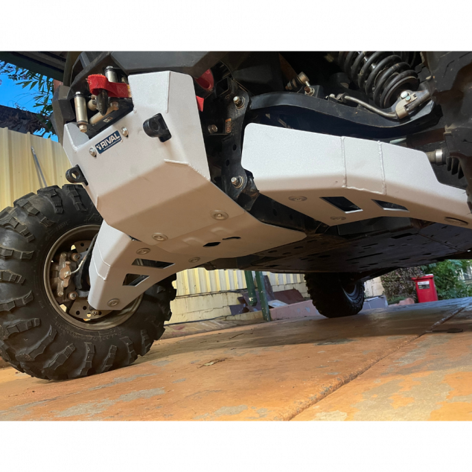 OZ Armour Yamaha Wolverine RMAX 2 2123 Skidplate Kit at ATVstore